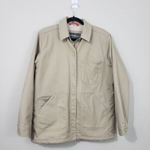 Eddie Bauer Mens Sherpa Lined Chore Coat Size Medium